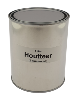 Houtteer bitumenverf 1 liter