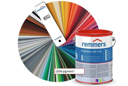 Remmers Induline GW-310 |&nbsp;RAL kleur naar keuze - bijna dekkend 150% Pigment&nbsp;