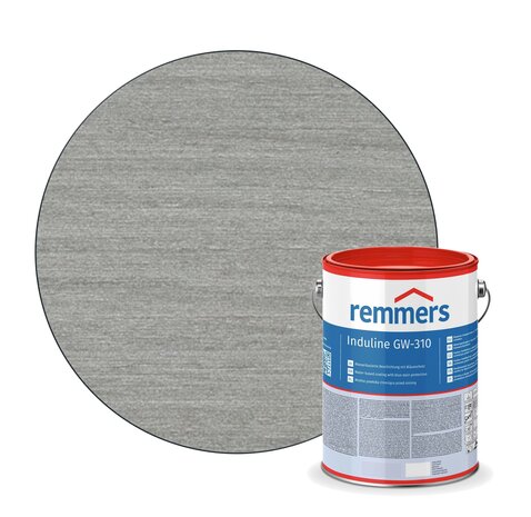 Remmers Induline GW-310 Platina grijs  - Bijna dekkend 150% Pigment 