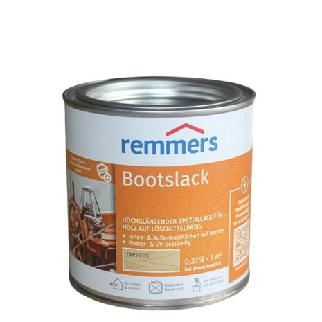 Remmers Bootlak hoogglans oplosmiddelhoudend transparant 0,375L